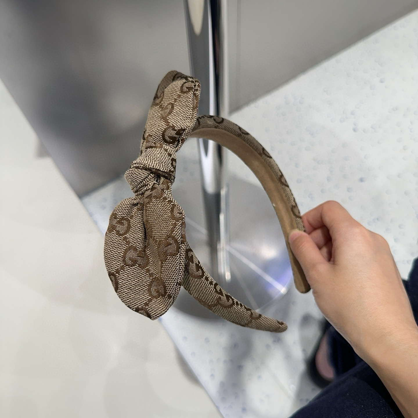 🎁配包装盒Gucci(古奇) GG蝴蝶结发箍，经典字母，时尚百搭，特别耐看，永不过时…