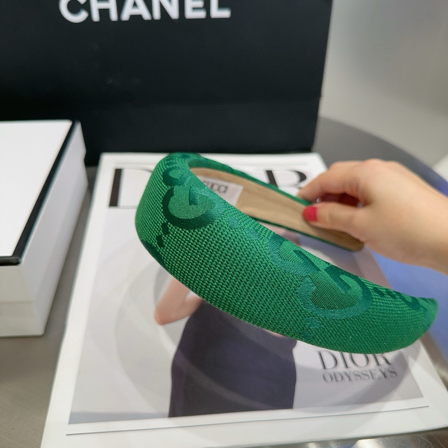 🎁配包装盒Gucci(古奇) GG字母发箍，时尚潮流，非常好搭配！小仙女必备