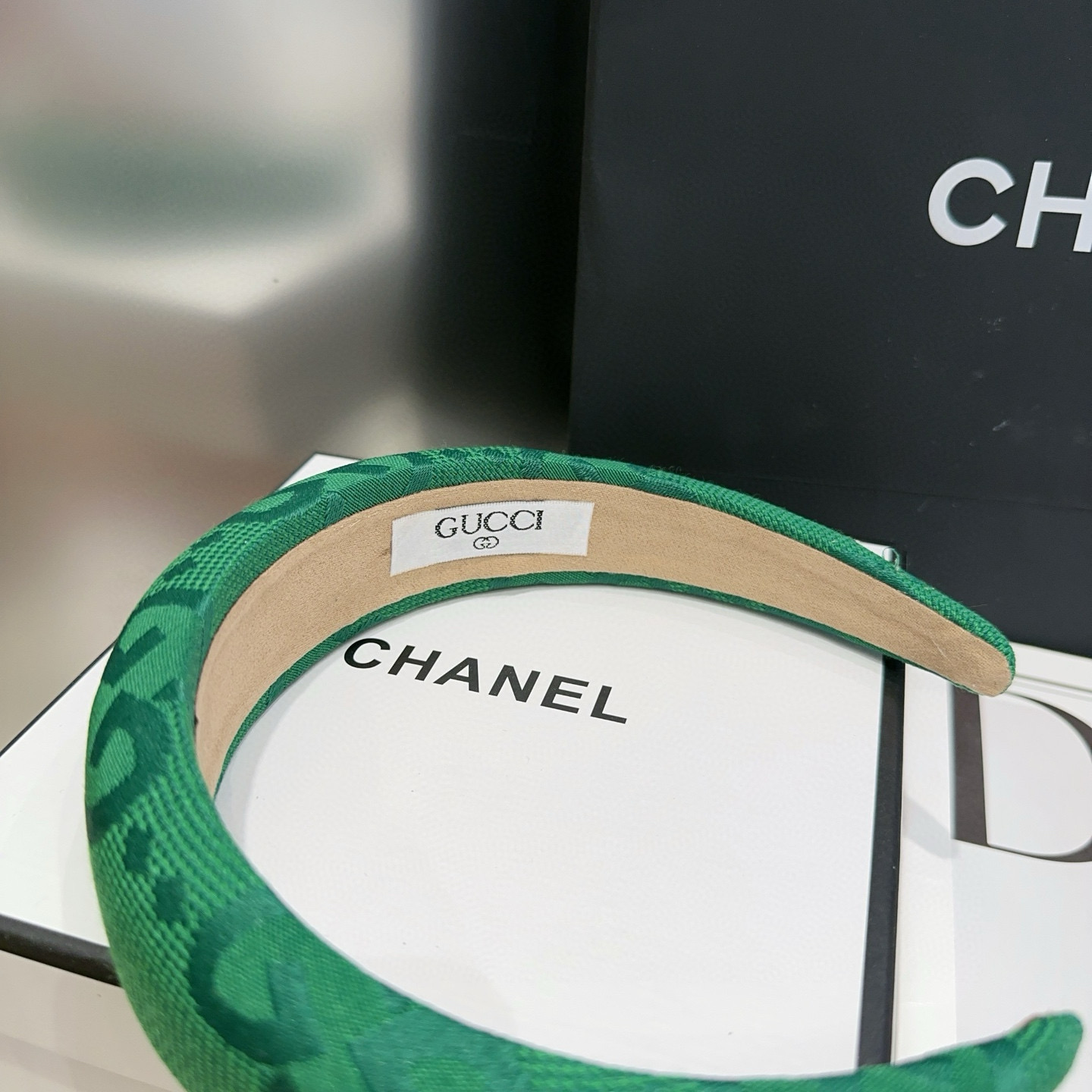 🎁配包装盒Gucci(古奇) GG字母发箍，时尚潮流，非常好搭配！小仙女必备