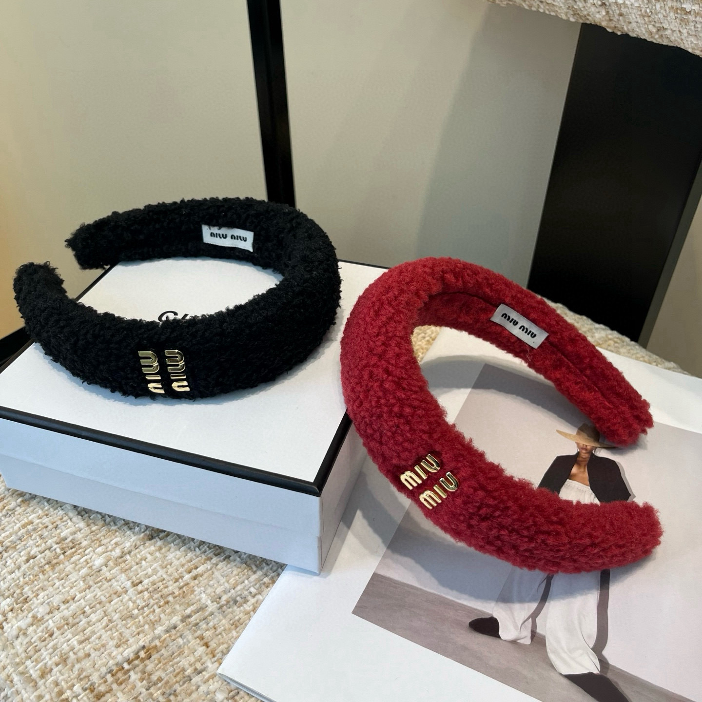 🎁配包装盒miumiu新款发箍，简单优雅，实用百搭，值得入手！
