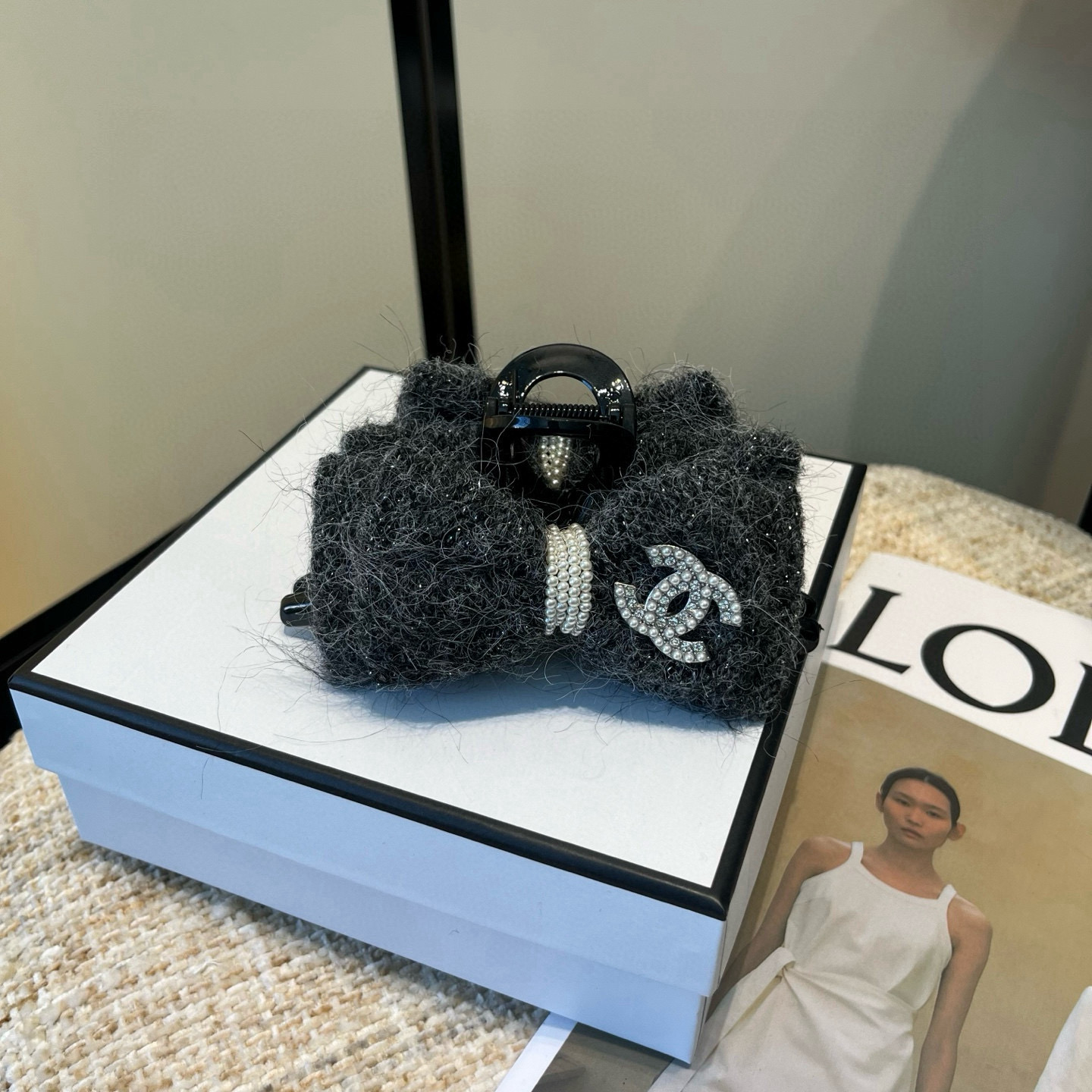 🎁配包装盒Chanel (香奈儿)最新款小香爆款抓夹，超级好看！名媛范儿十足，小仙女必备…