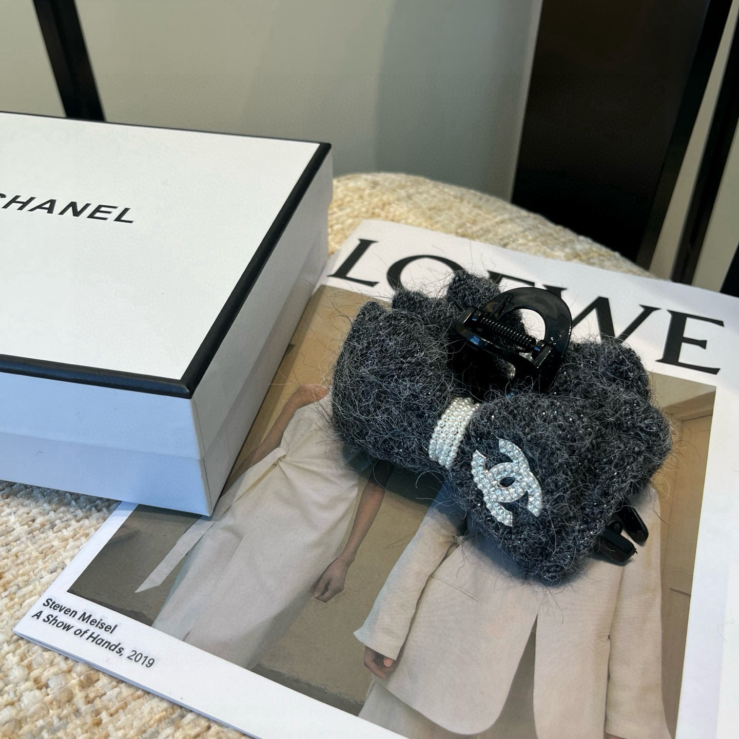 🎁配包装盒Chanel (香奈儿)最新款小香爆款抓夹，超级好看！名媛范儿十足，小仙女必备…