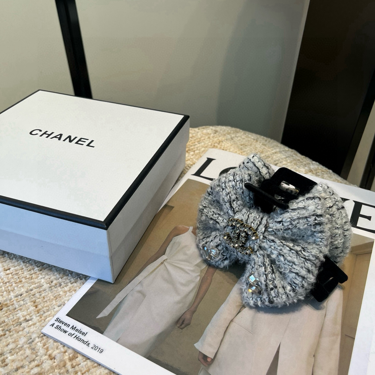 🎁配包装盒Chanel (香奈儿)最新款小香爆款抓夹，超级好看！名媛范儿十足，小仙女必备…