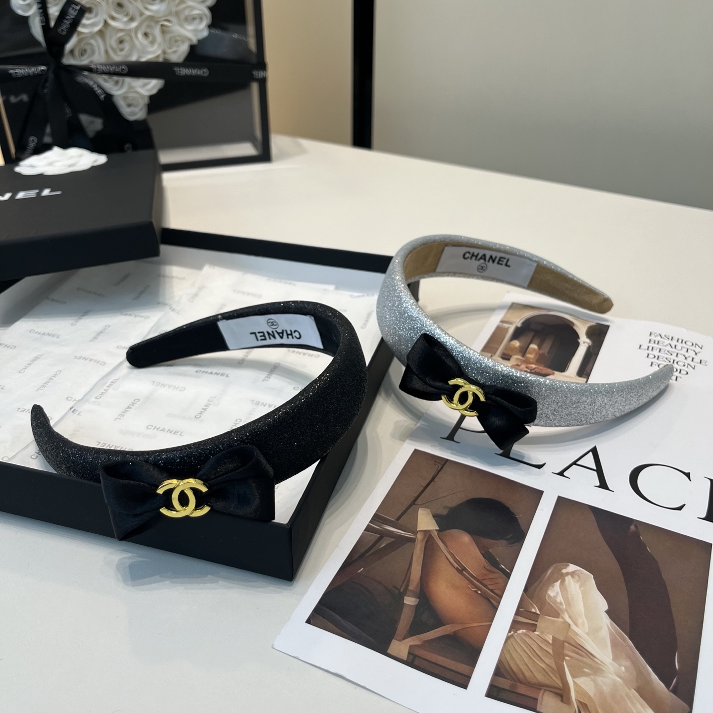 NO:894902,P Comes with a packaging box. Chanel's latest small fragrant bow headband, super pretty!  Full of celebrity style, a must-have for little fairies...hairpins, hairpins, chanel, chanel, hairpins19860909P 配包装盒 Chanel (香奈儿)最新款小香蝴蝶结发箍,超级好看！名媛范儿十足,小仙女必备…发夹,发夹,chanel,chanel,hairpins,accessory