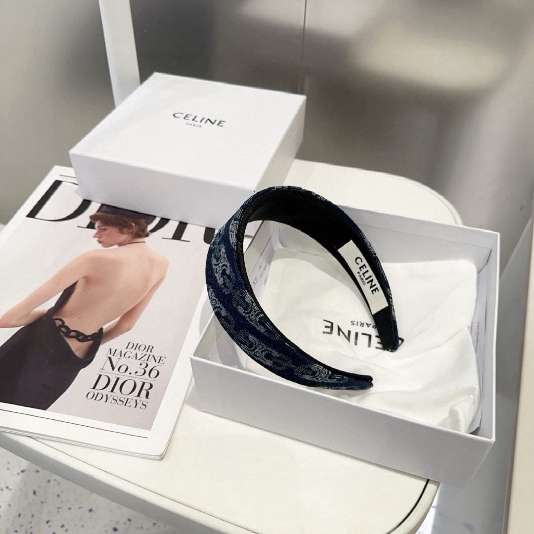 NO:853712,P Comes with packaging box CELINE Arc de Triomphe new denim headband, fresh and fashionable in summer!  Must-have hairpins for goddesses, hairpins, celine, celine, hairpins19860909P 配包装盒 CELINE（赛琳）凯旋门新款牛仔布发箍,夏日小清新,时尚百搭！女神必备单品发夹,发夹,celine,celine,hairpins,accessory