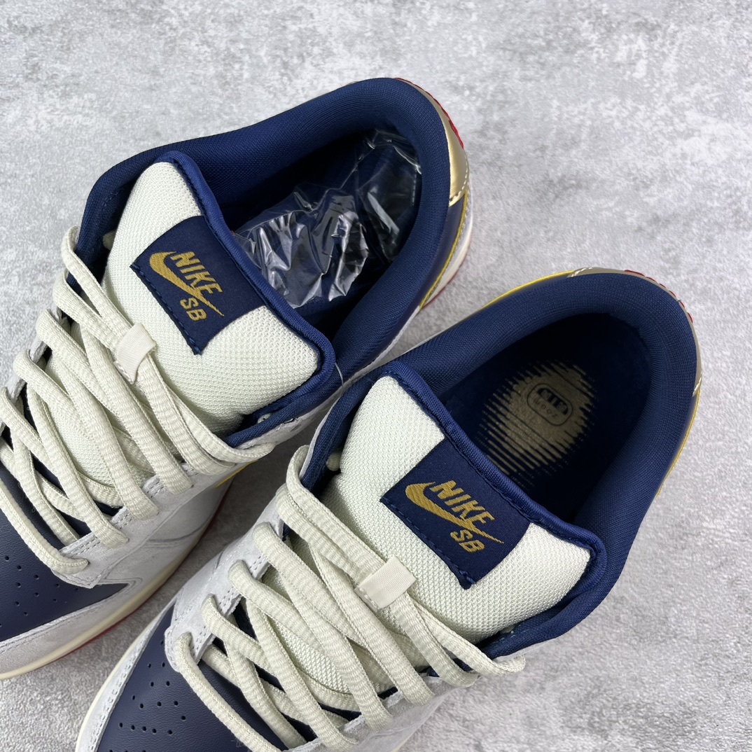 东南亚订单
NK Dunk SB Low Pro  Old Spice  白蓝金 低帮运动休闲板鞋 -2