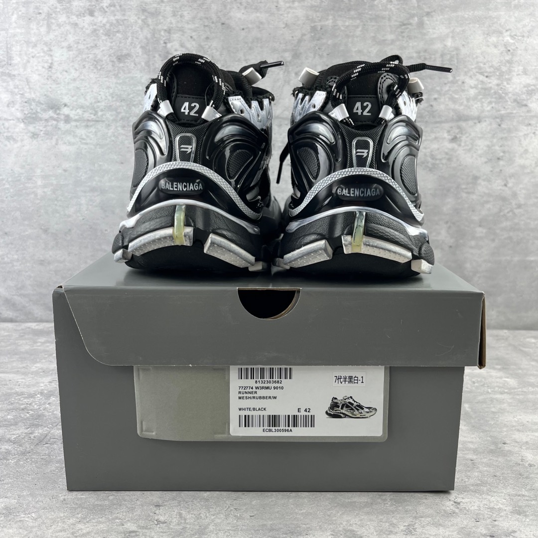 
BALENCIAGA Runner 2.0 Sneaker 巴黎世家七代慢跑系列低帮复古野跑潮流运动鞋