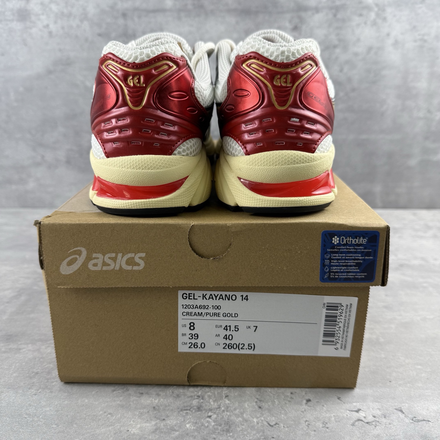 
Asics Gel-Kayano 14 亚瑟士运动休闲透气专业跑鞋 1203A692-100
#采用工
