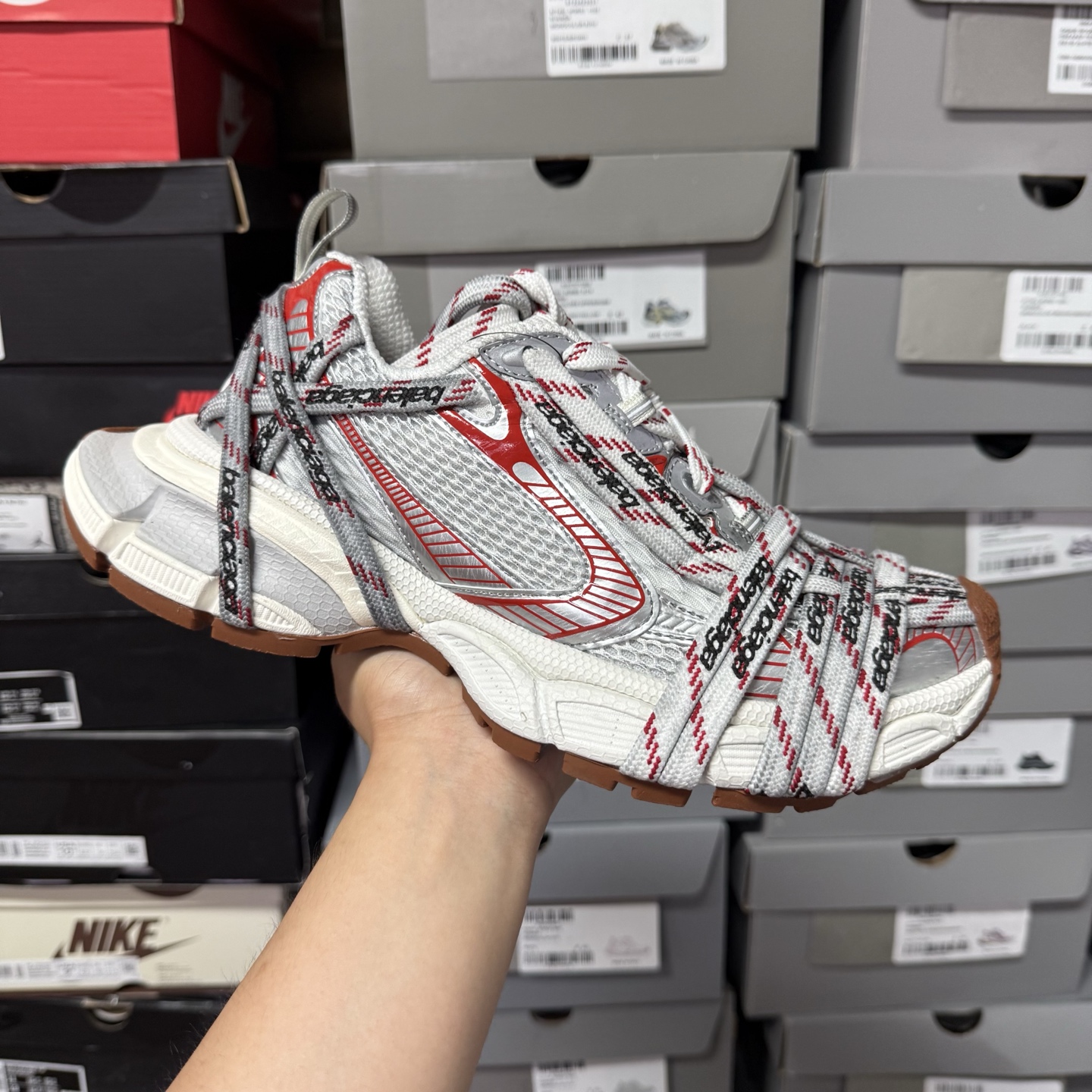  Balenciaga Phantom Sneaker 3XL 巴黎世家二代 新款金属绑带 潮流跑鞋  