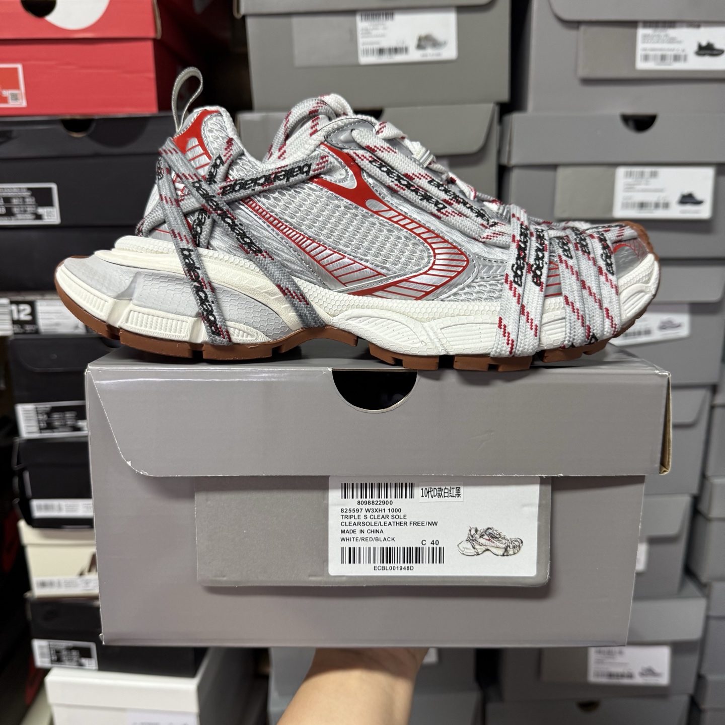  Balenciaga Phantom Sneaker 3XL 巴黎世家二代 新款金属绑带 潮流跑鞋  
