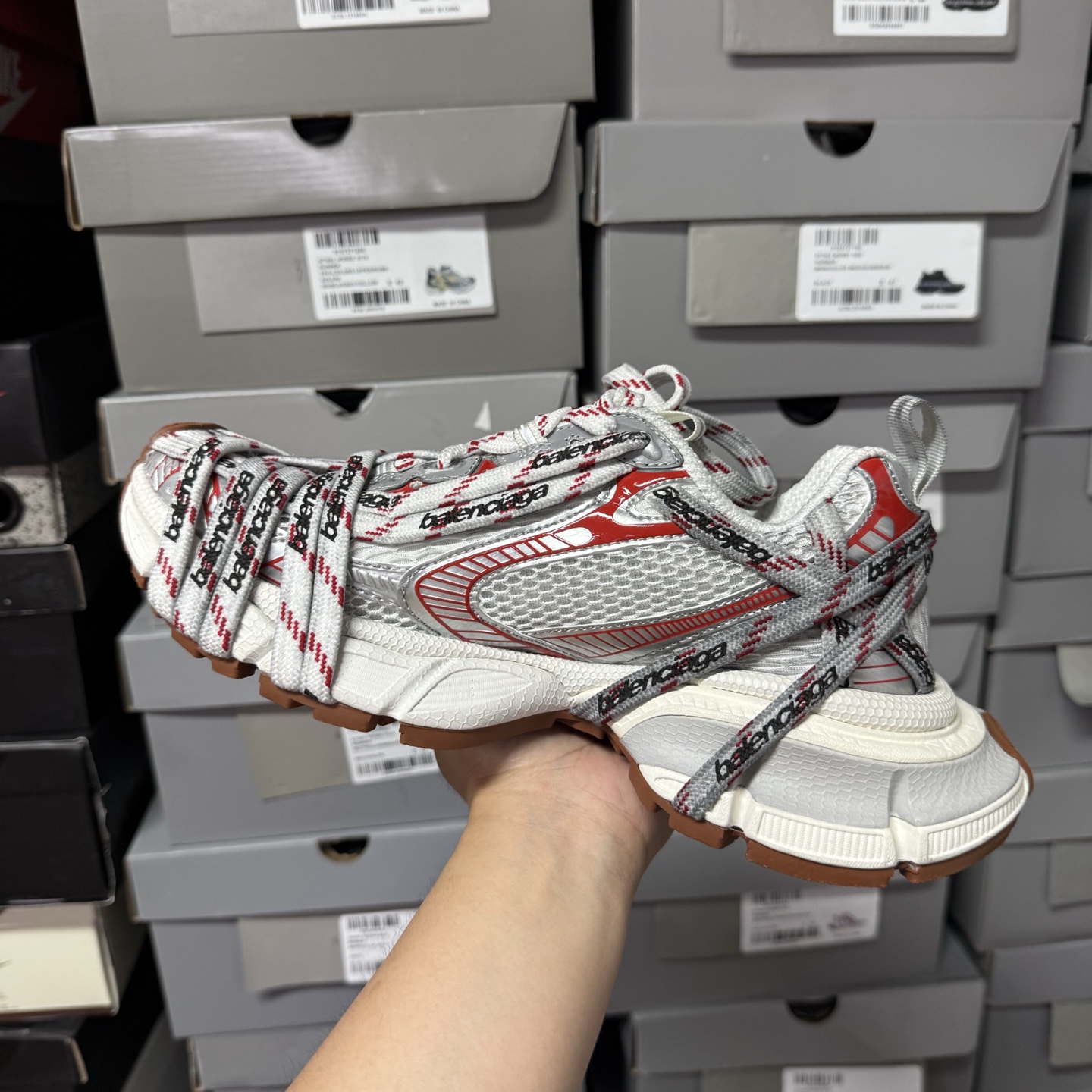  Balenciaga Phantom Sneaker 3XL 巴黎世家二代 新款金属绑带 潮流跑鞋  