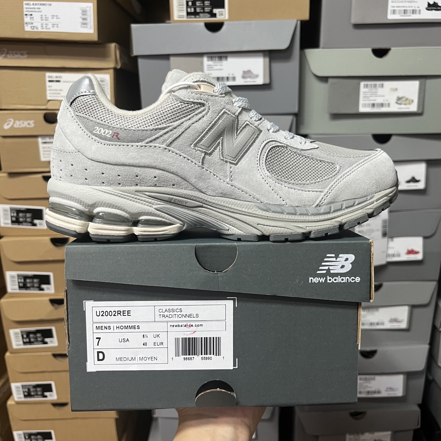 C版
大厂出品 New Balance NB 2002R 灰色

货号：U2002REE
尺码：36 3