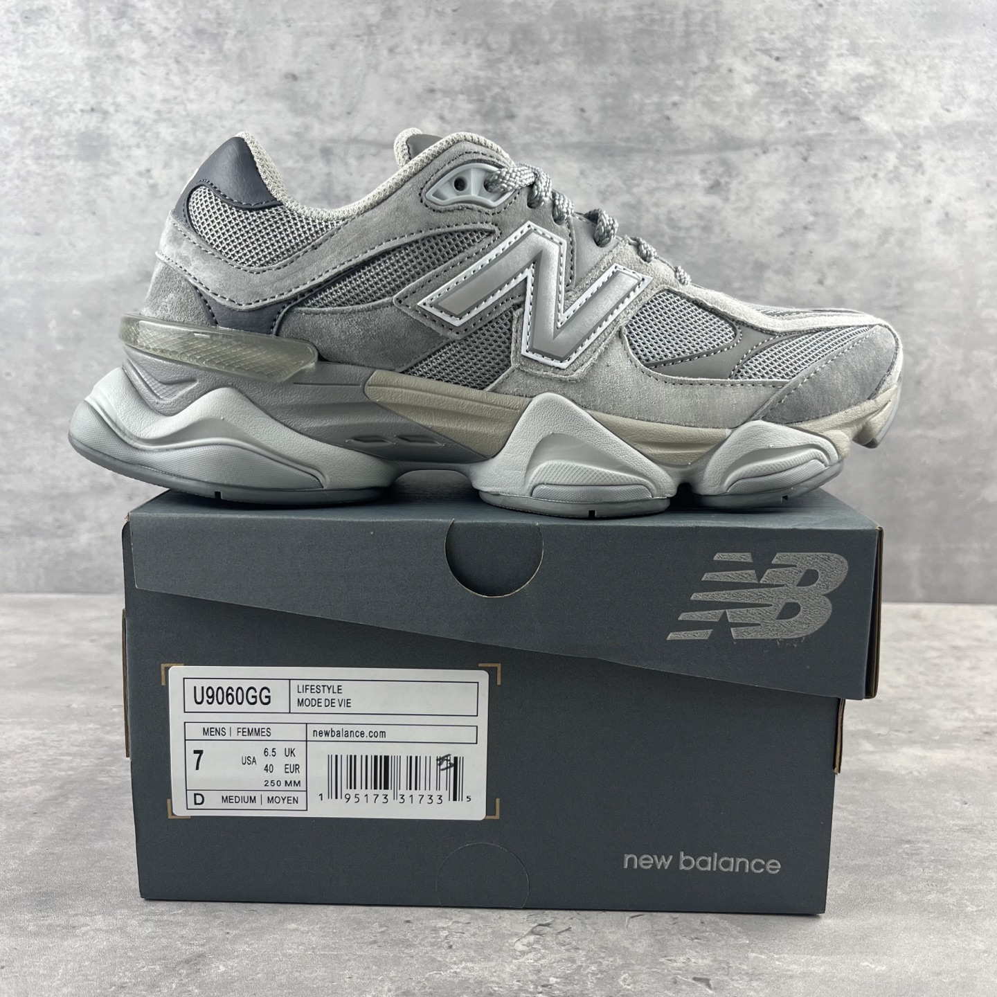 M版
NB Joe Freshgoods x New Balance 公司级版本NB9060 复古休闲运