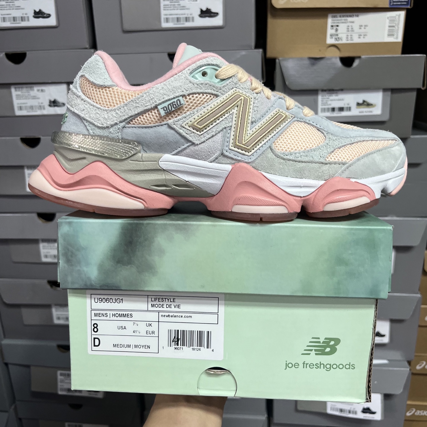 M版
NB Joe Freshgoods x New Balance 公司级版本NB9060 复古休闲运