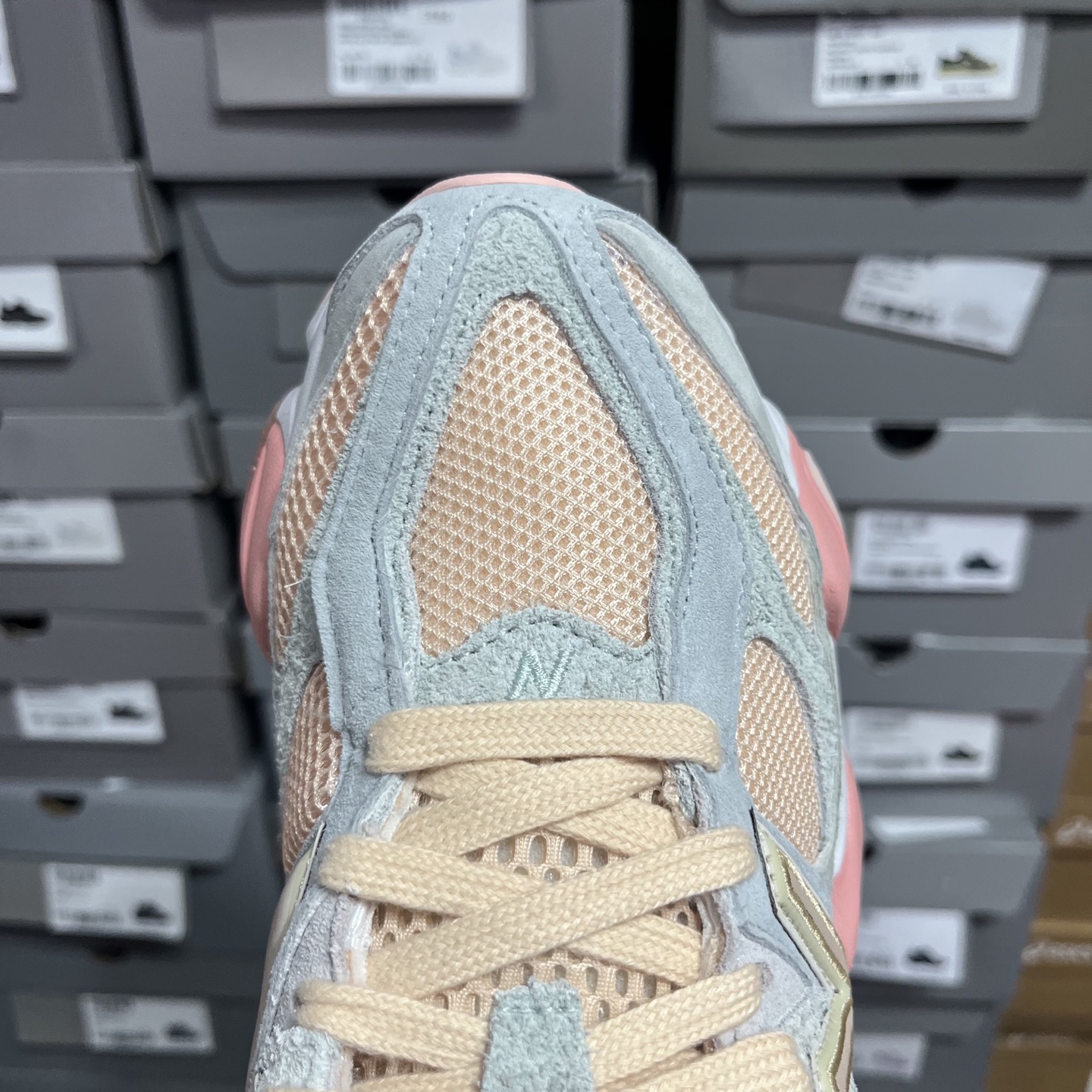 M版
NB Joe Freshgoods x New Balance 公司级版本NB9060 复古休闲运