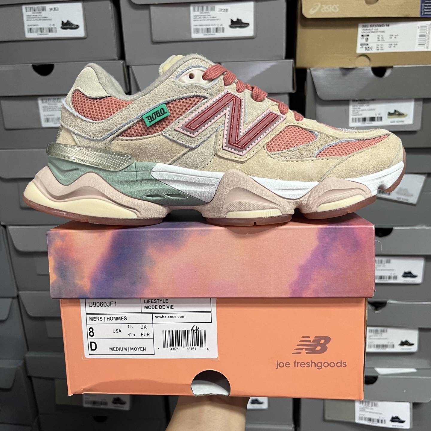 M版
NB Joe Freshgoods x New Balance 公司级版本NB9060 复古休闲运