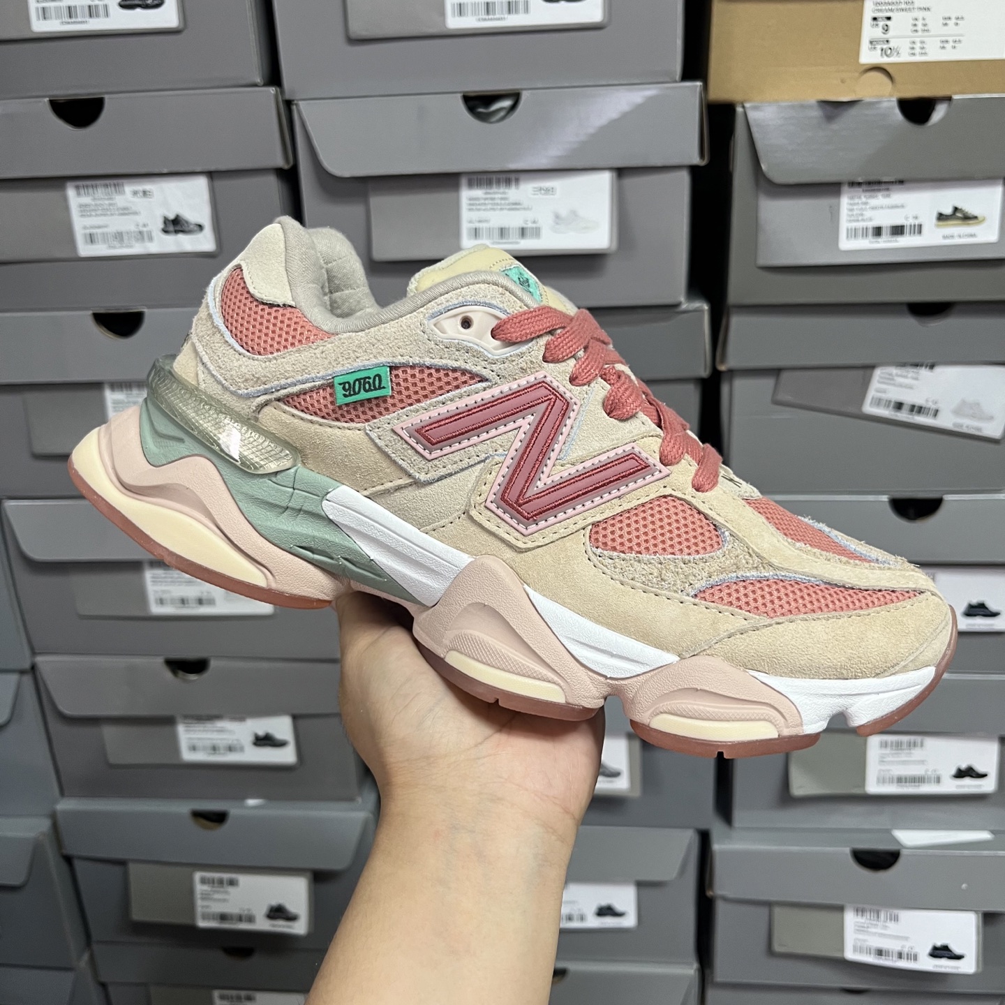 M版
NB Joe Freshgoods x New Balance 公司级版本NB9060 复古休闲运