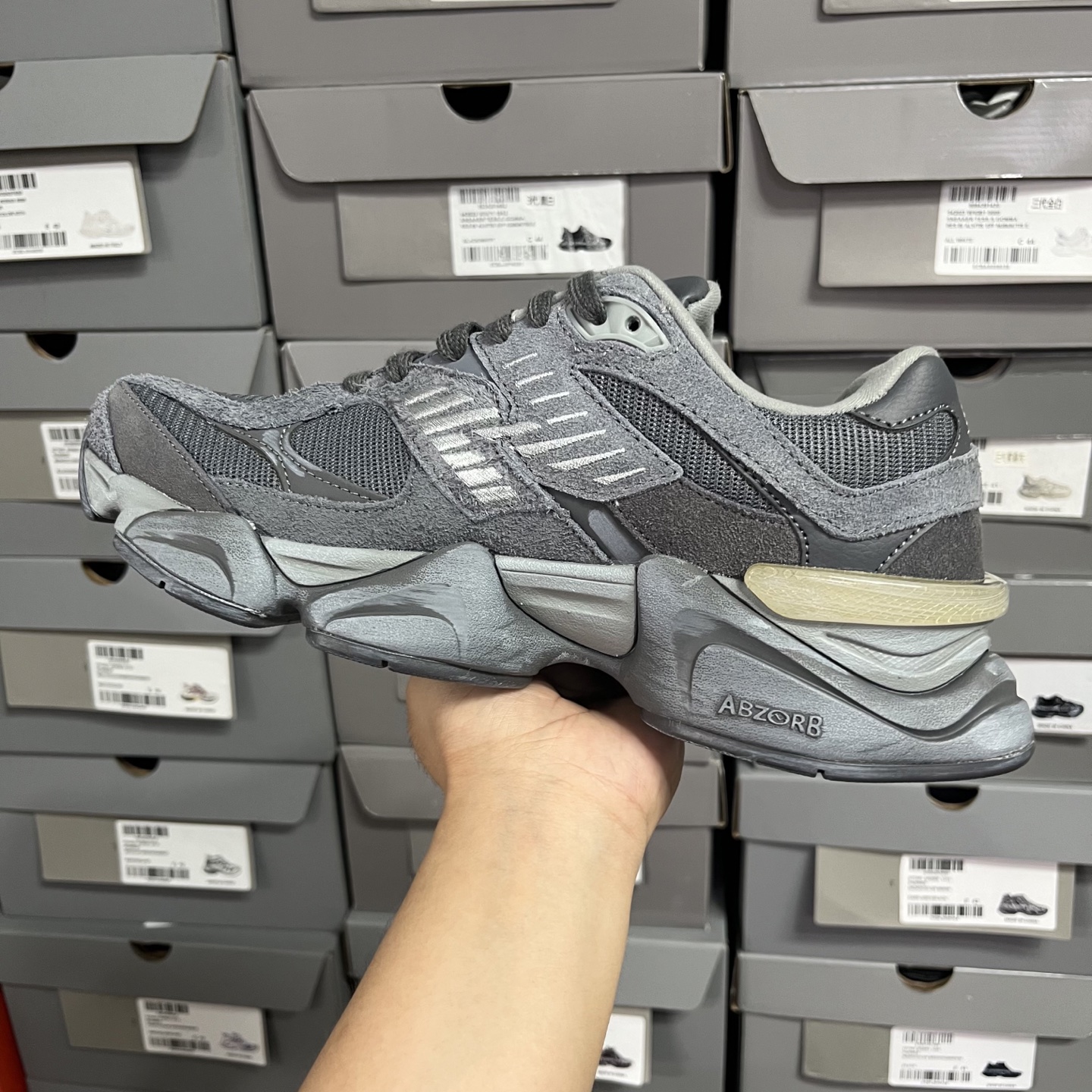 M版
NB Joe Freshgoods x New Balance 公司级版本NB9060 复古休闲运