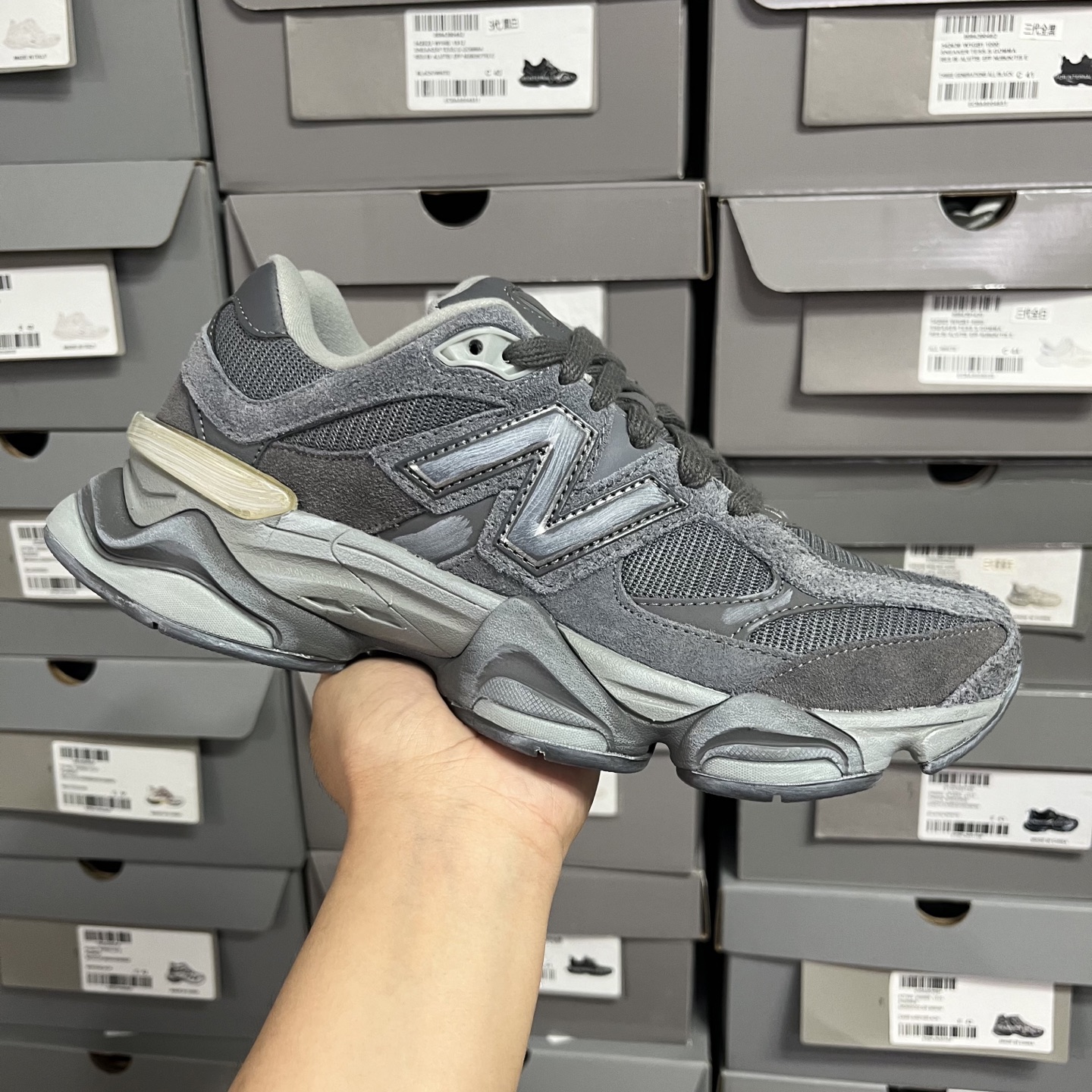 M版
NB Joe Freshgoods x New Balance 公司级版本NB9060 复古休闲运