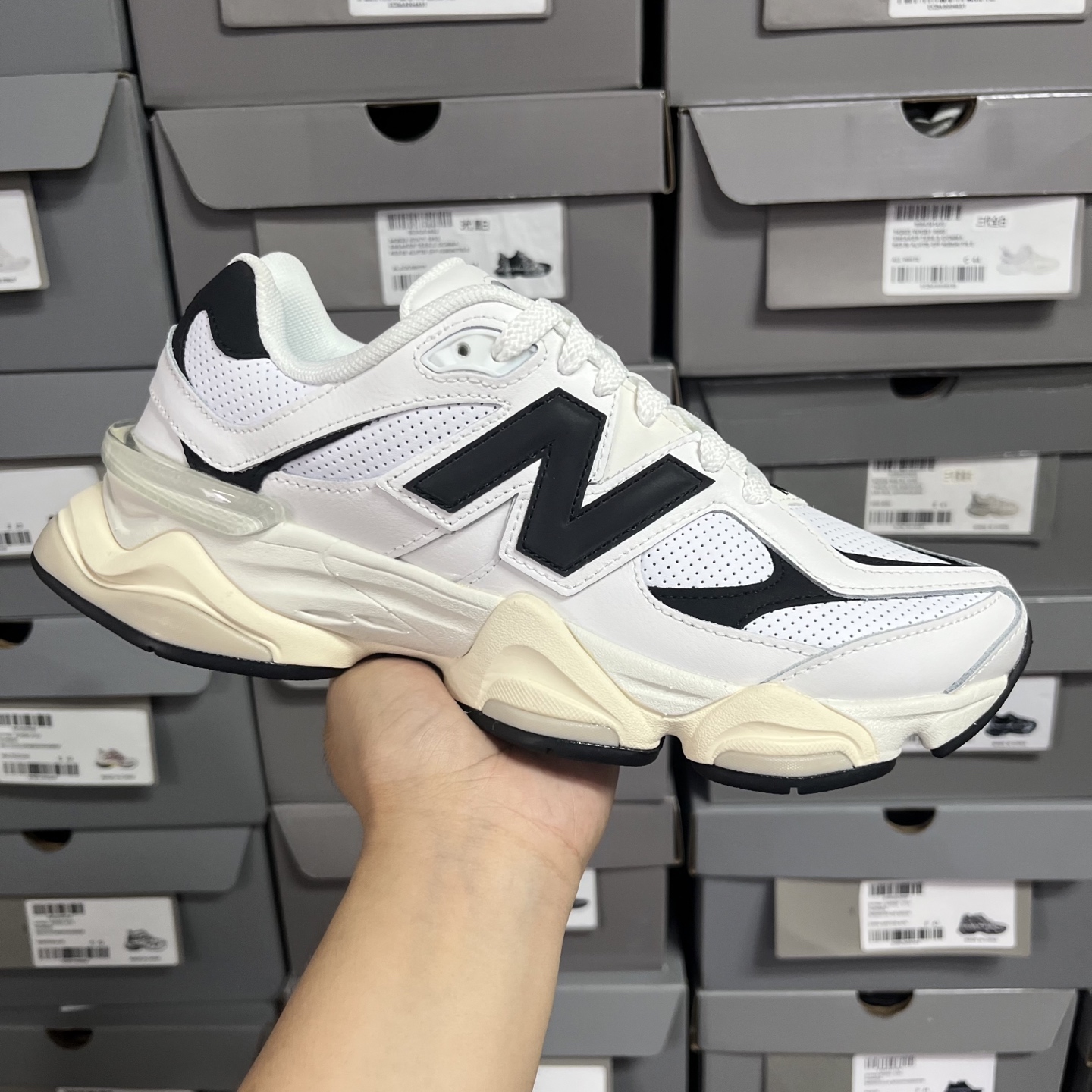 M版
NB Joe Freshgoods x New Balance 公司级版本NB9060 复古休闲运