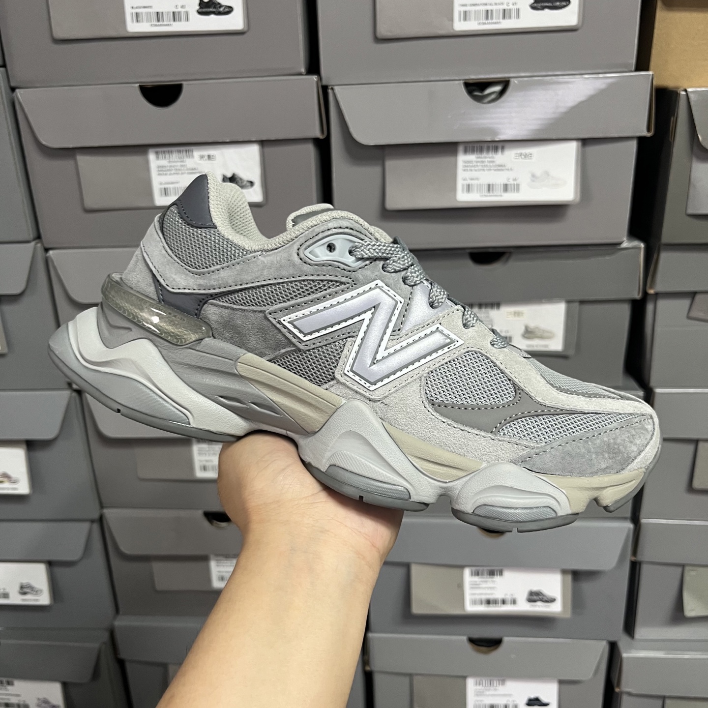 M版
NB Joe Freshgoods x New Balance 公司级版本NB9060 复古休闲运
