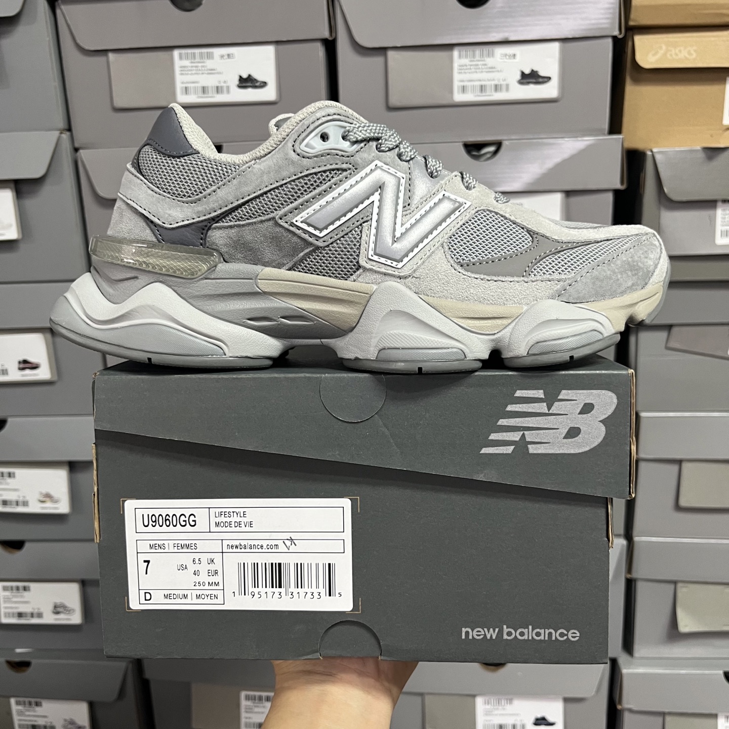 M版
NB Joe Freshgoods x New Balance 公司级版本NB9060 复古休闲运