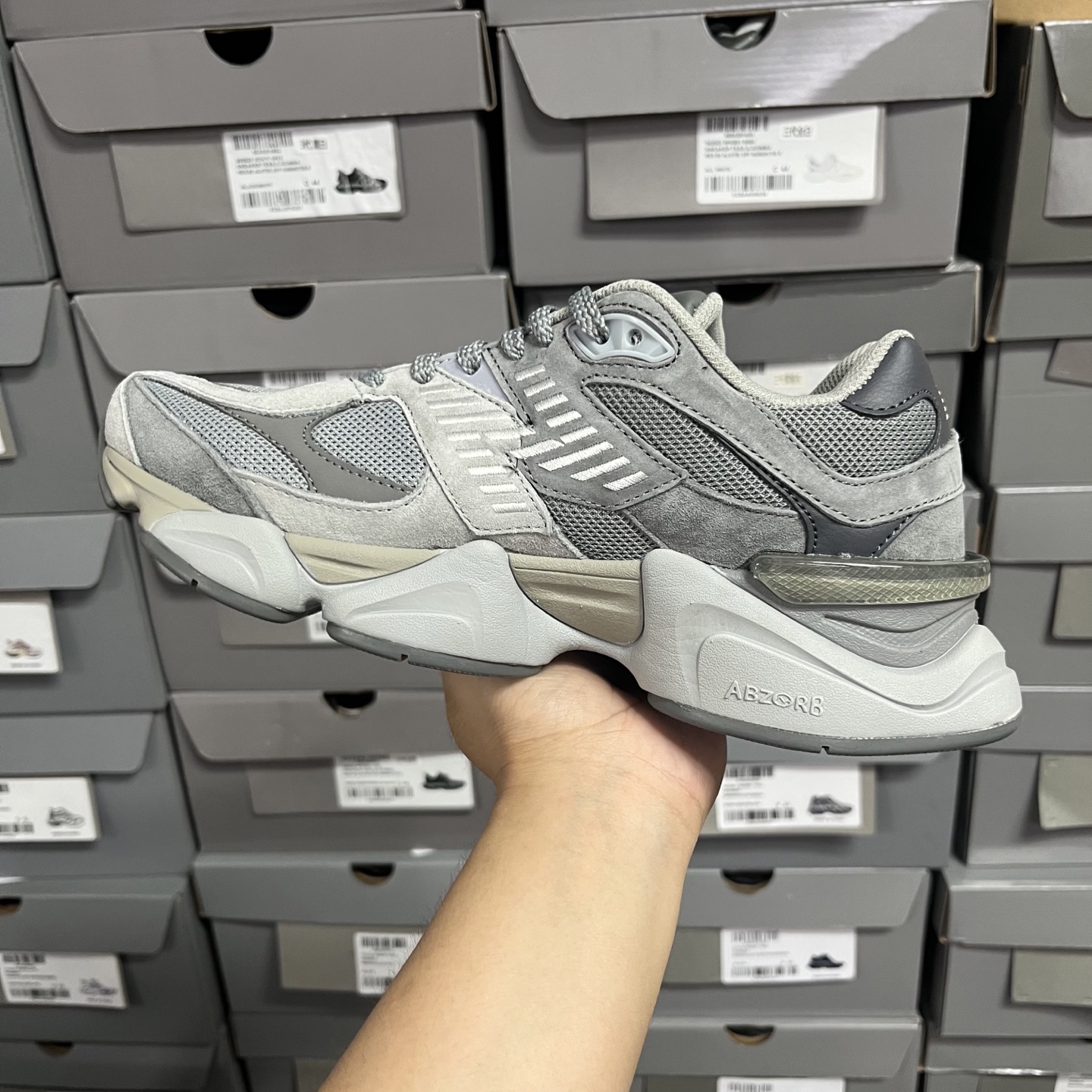 M版
NB Joe Freshgoods x New Balance 公司级版本NB9060 复古休闲运