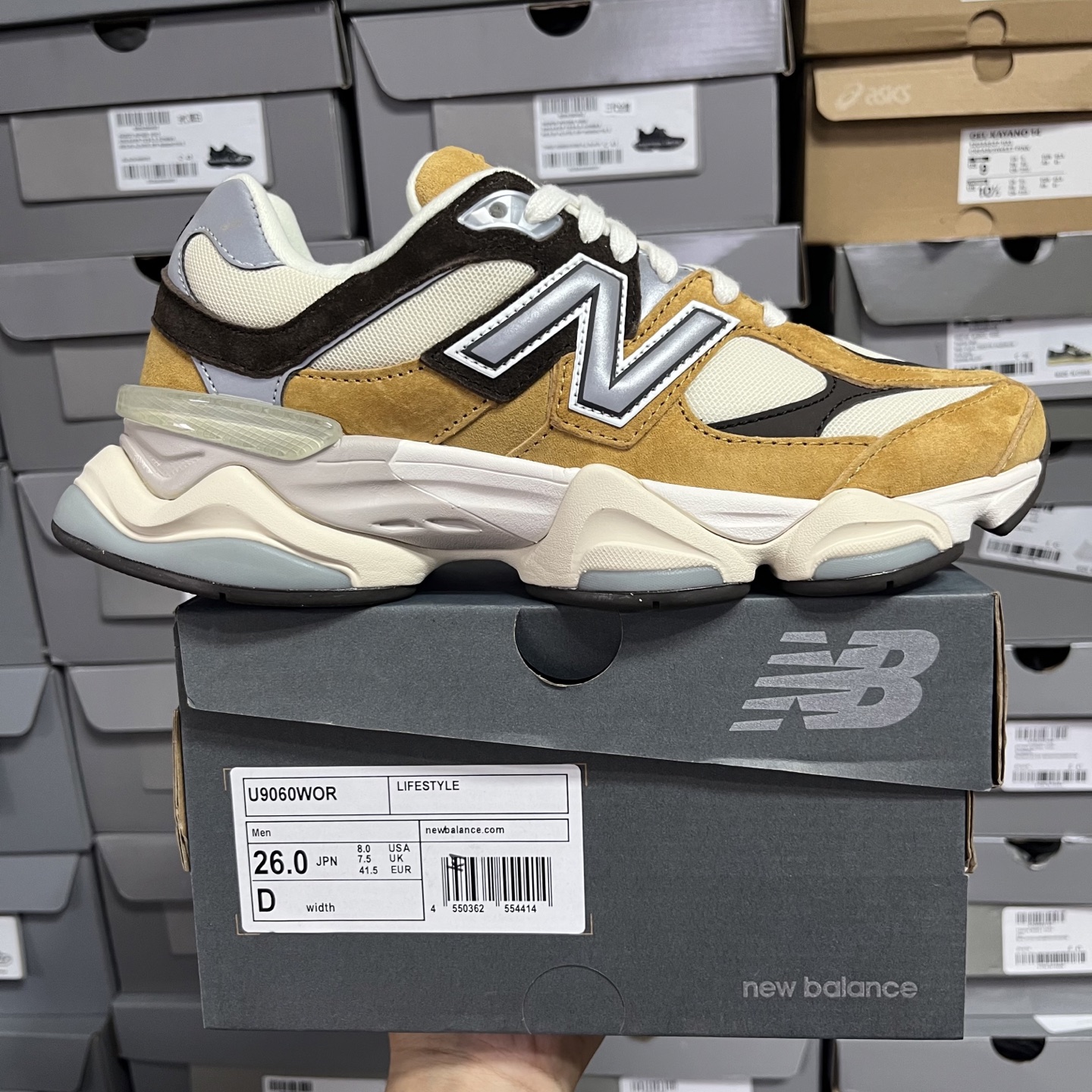 M版
NB Joe Freshgoods x New Balance 公司级版本NB9060 复古休闲运