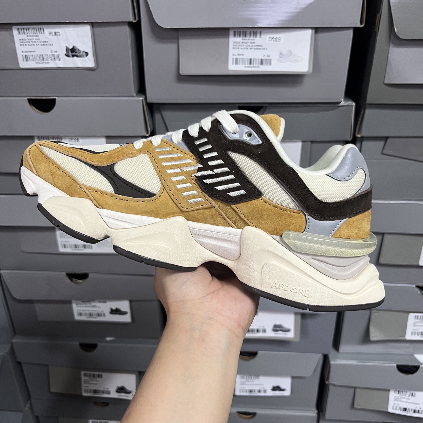 M版
NB Joe Freshgoods x New Balance 公司级版本NB9060 复古休闲运