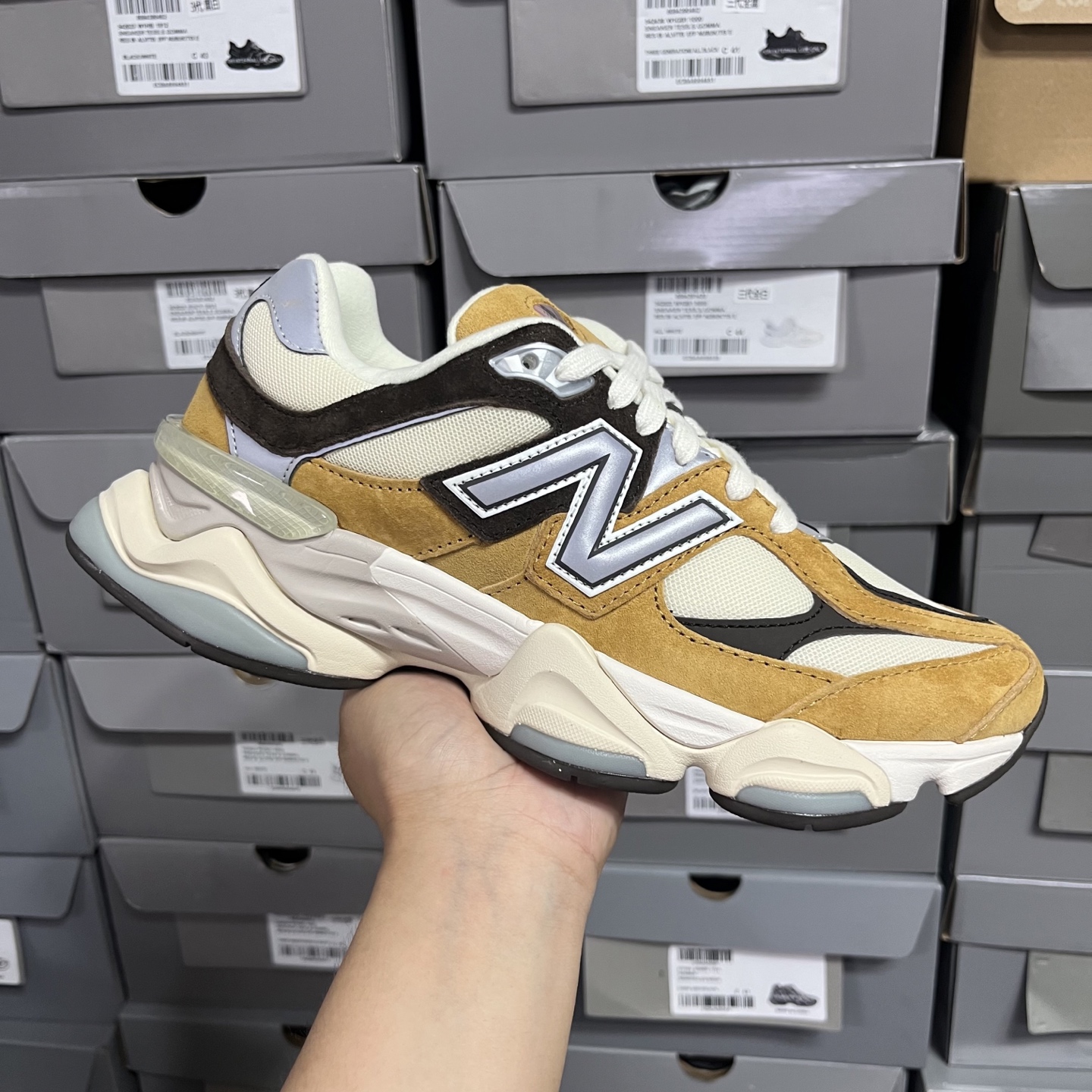 M版
NB Joe Freshgoods x New Balance 公司级版本NB9060 复古休闲运