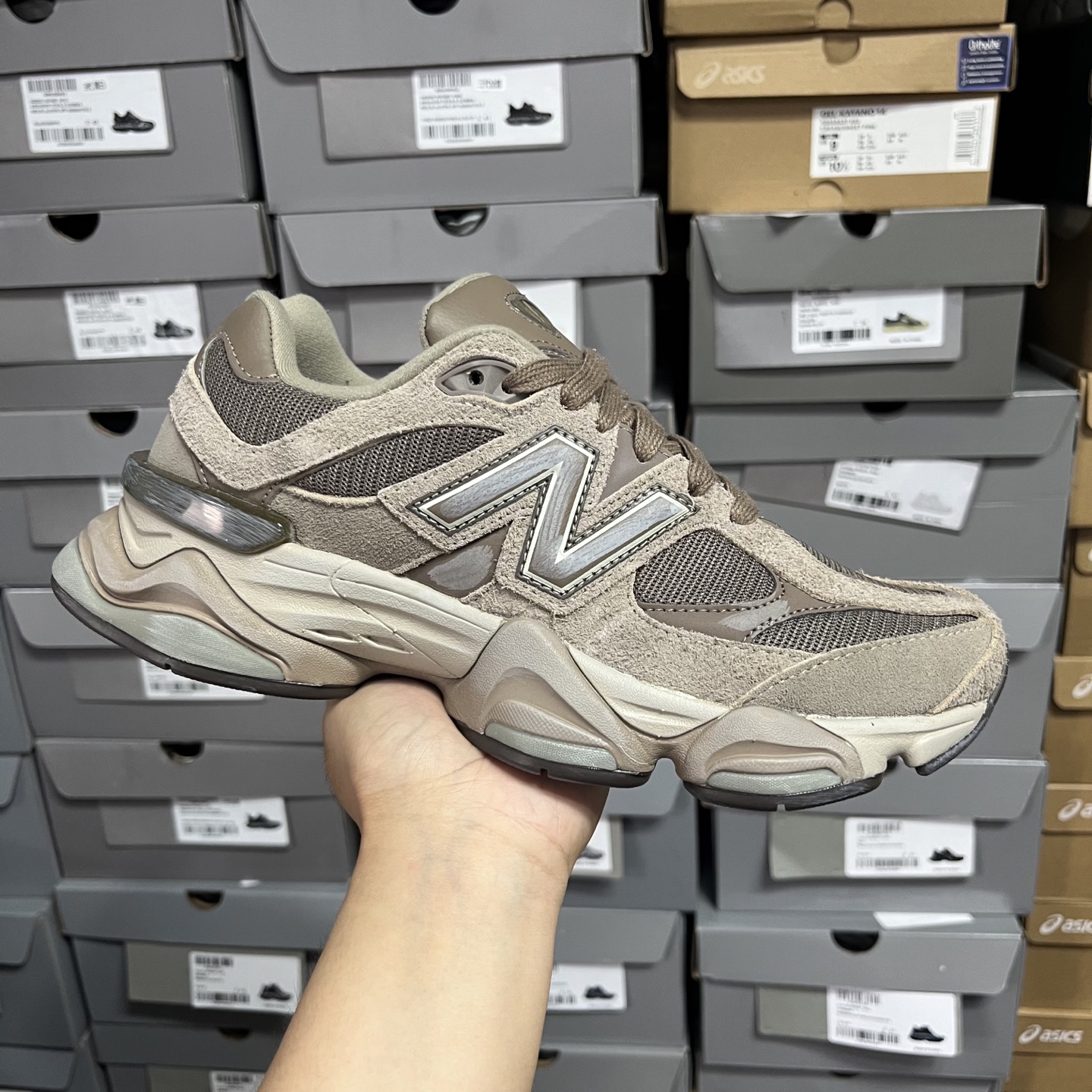 M版
NB Joe Freshgoods x New Balance 公司级版本NB9060 复古休闲运