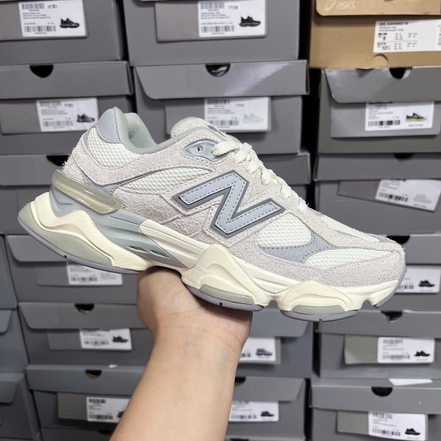 M版
NB Joe Freshgoods x New Balance 公司级版本NB9060 复古休闲运