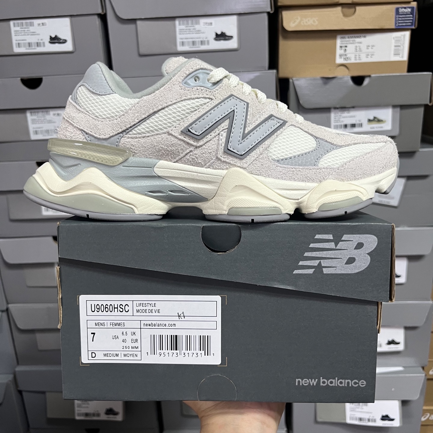 M版
NB Joe Freshgoods x New Balance 公司级版本NB9060 复古休闲运
