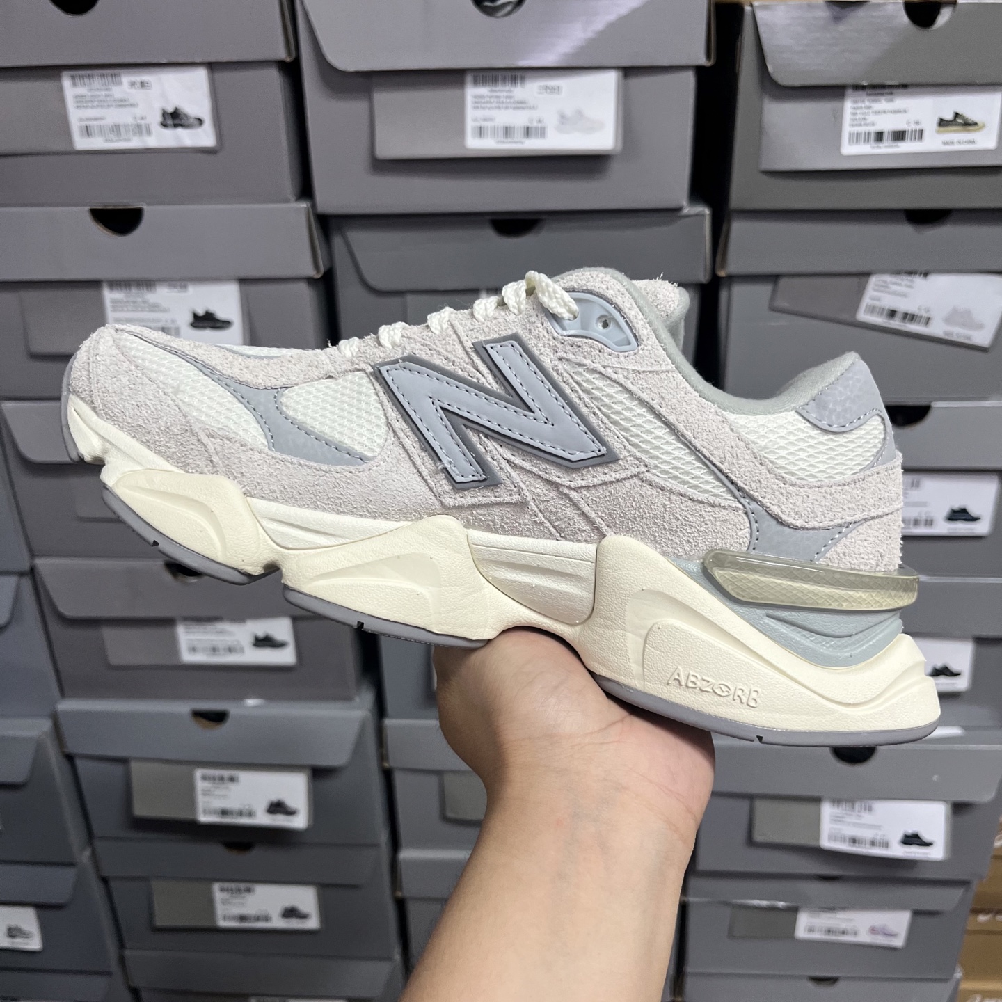 M版
NB Joe Freshgoods x New Balance 公司级版本NB9060 复古休闲运