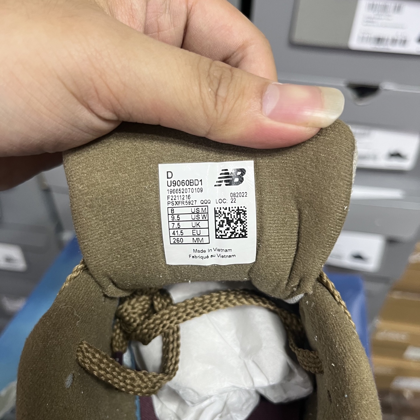 M版
NB Joe Freshgoods x New Balance 公司级版本NB9060 复古休闲运