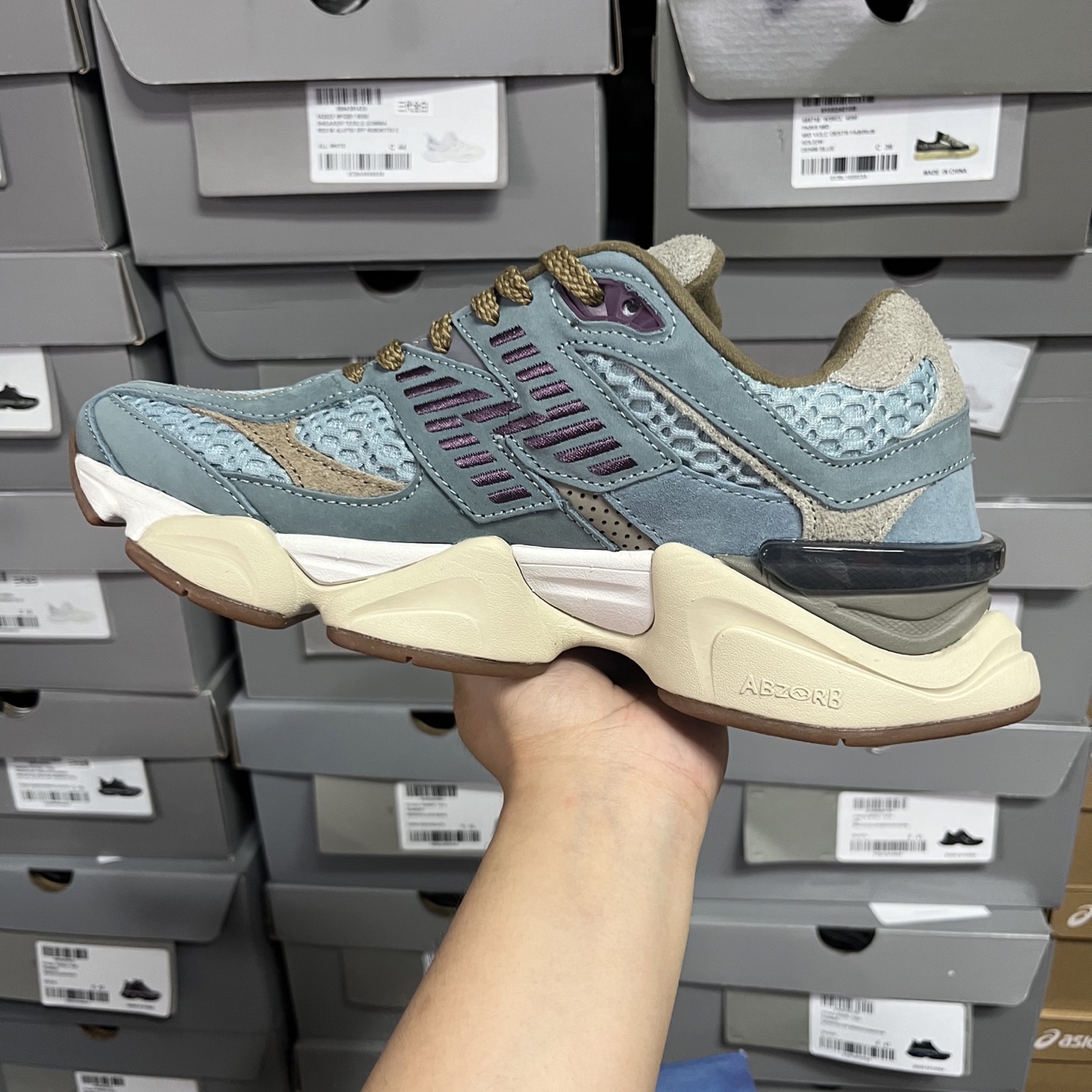 M版
NB Joe Freshgoods x New Balance 公司级版本NB9060 复古休闲运