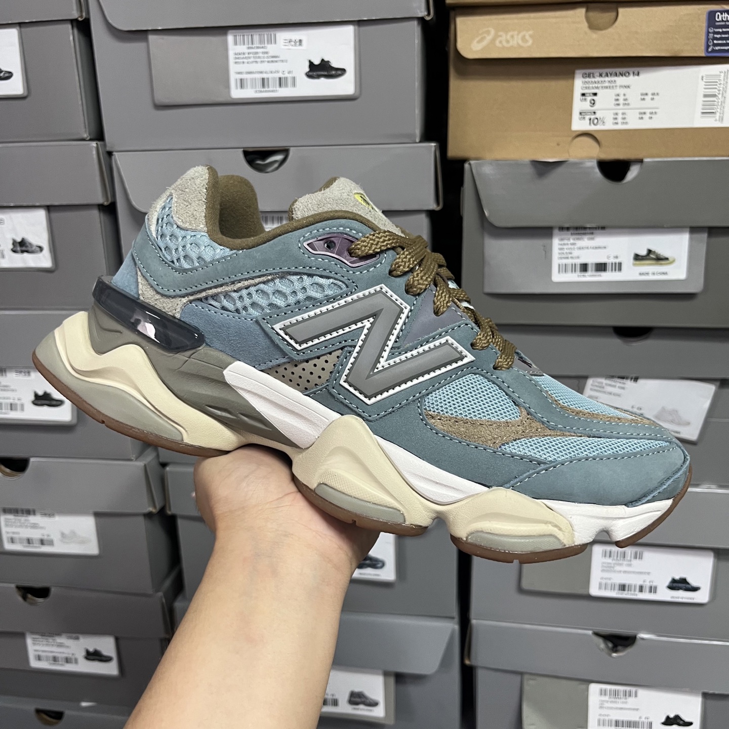 M版
NB Joe Freshgoods x New Balance 公司级版本NB9060 复古休闲运