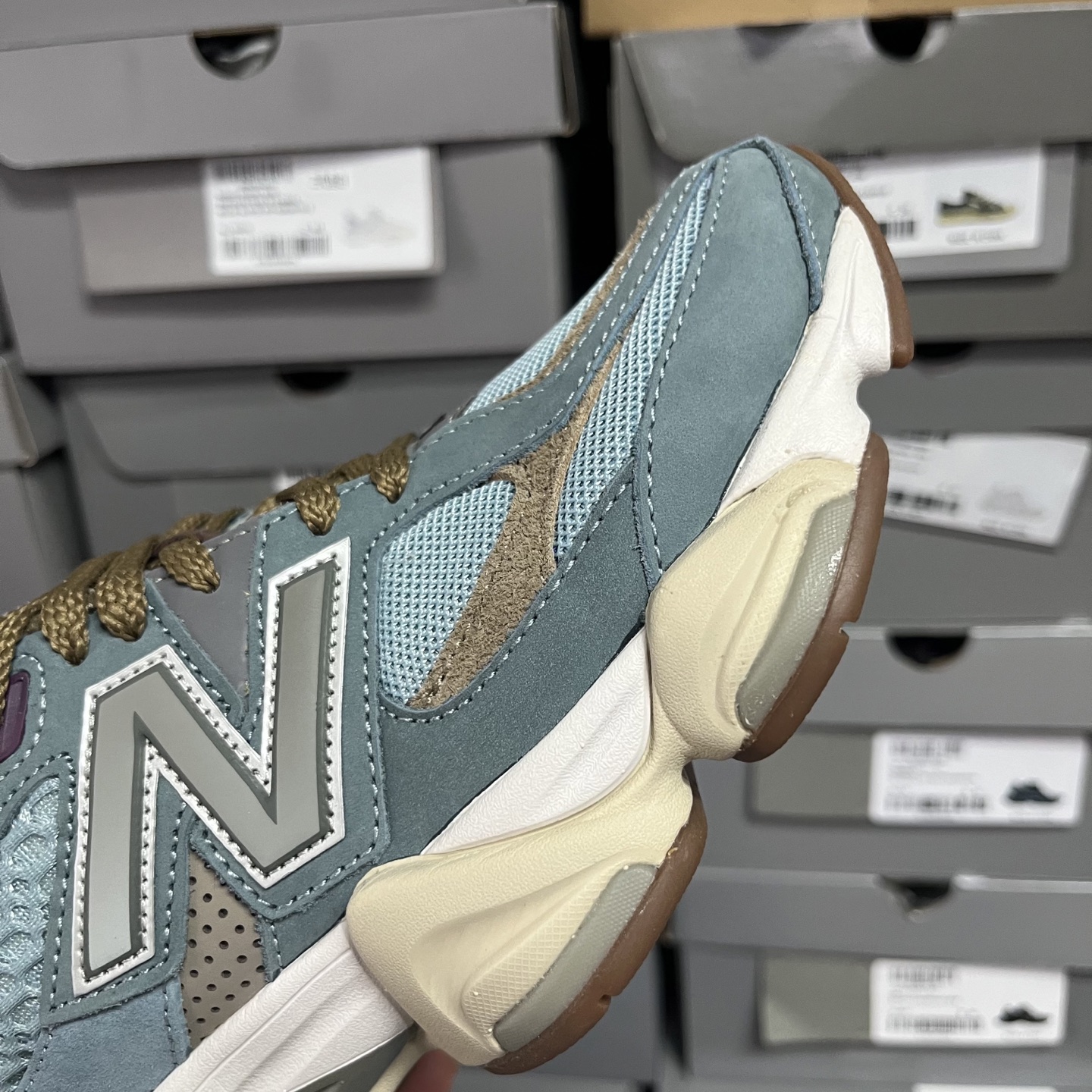 M版
NB Joe Freshgoods x New Balance 公司级版本NB9060 复古休闲运