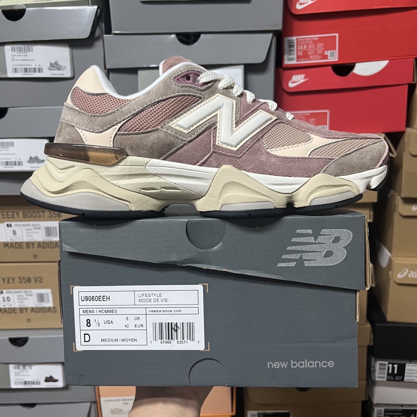 
纯原标杆 品质无敌 New Balance NB 9060 粉棕

货号：U9060ZGB
尺码：36