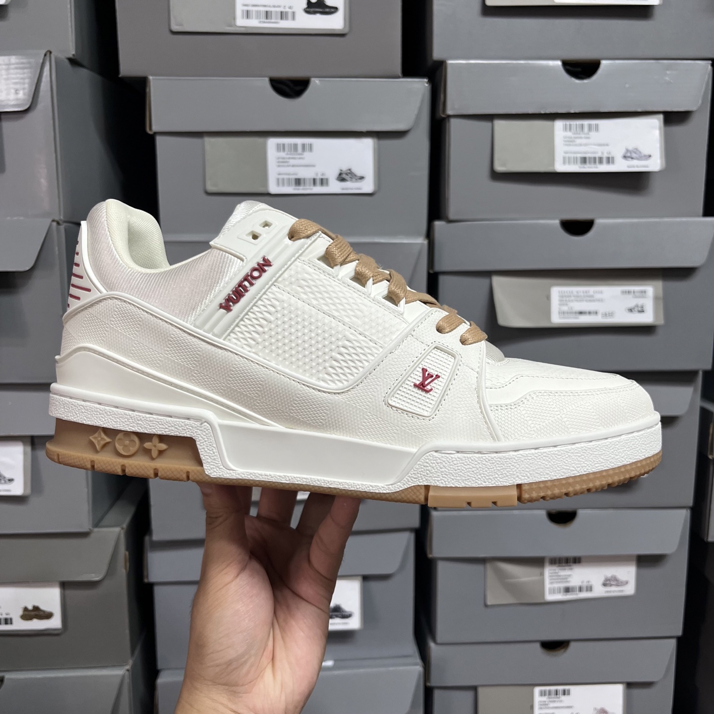   LV路易威登Louis Vuitton Trainer Sneaker Low 运动系列低帮复古百搭