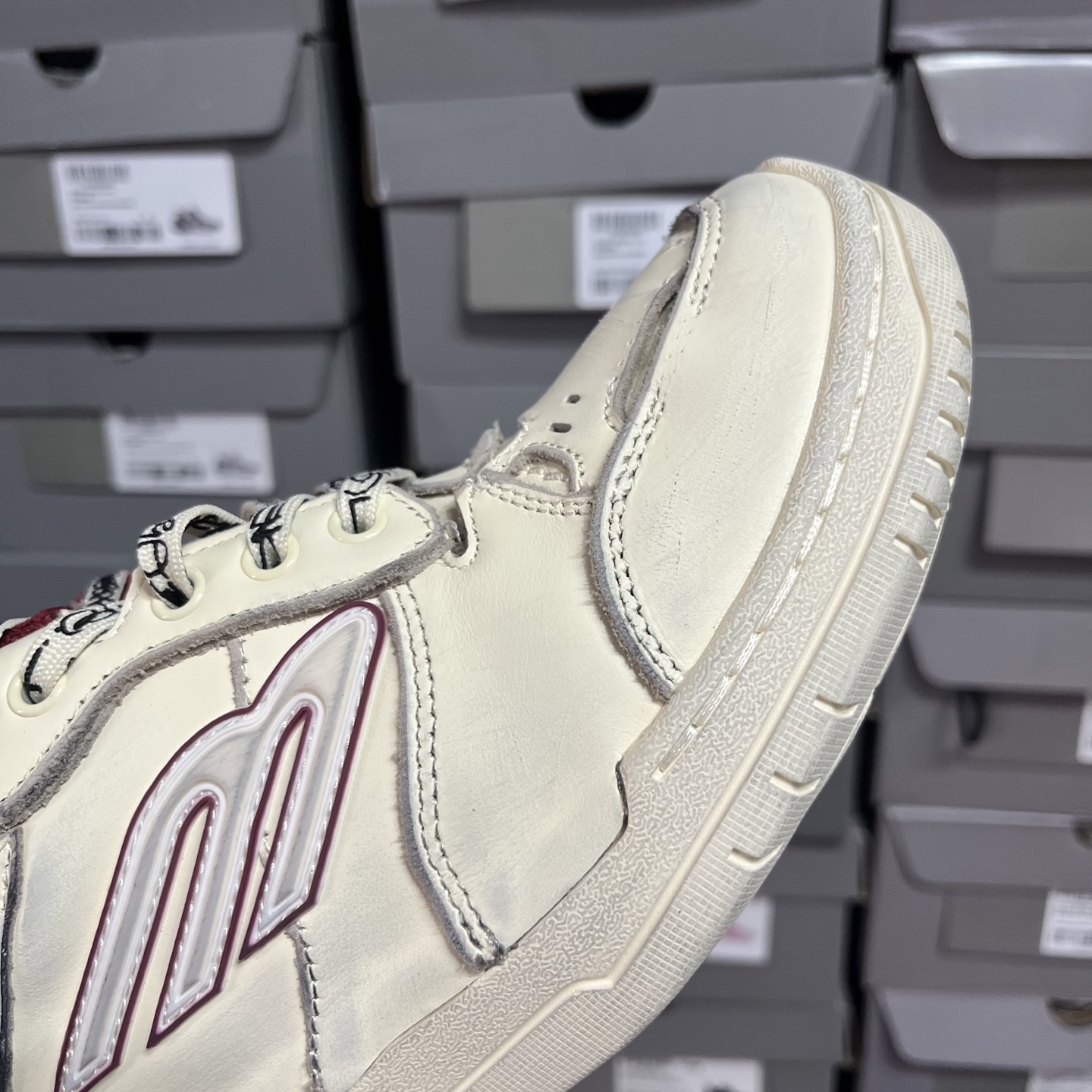 图片[3]-XA版 Balenciaga Hamptons Worn-Out 巴黎世家十八18代 板鞋 1180 尺码： 35-46-自助查询
