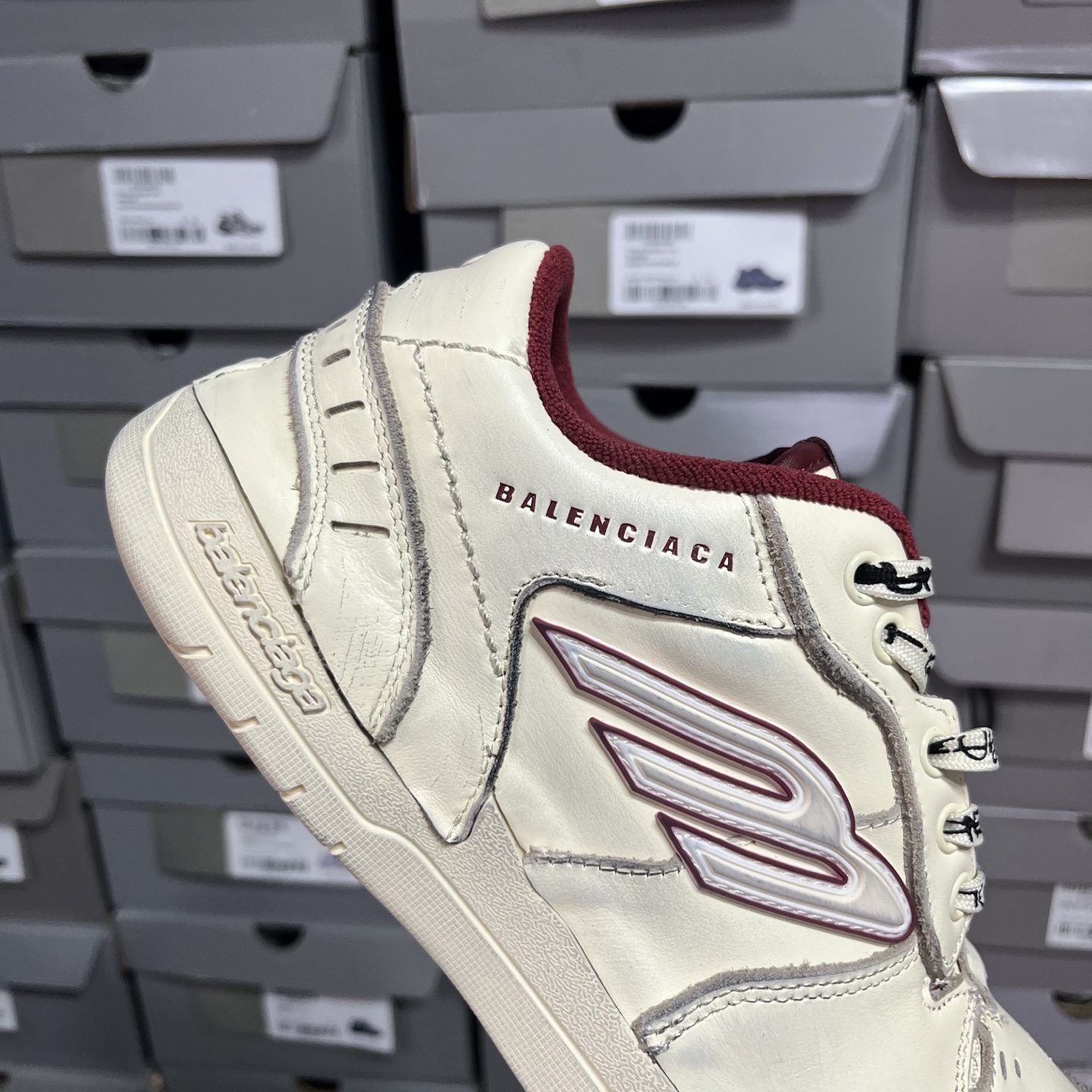 图片[4]-XA版 Balenciaga Hamptons Worn-Out 巴黎世家十八18代 板鞋 1180 尺码： 35-46-自助查询