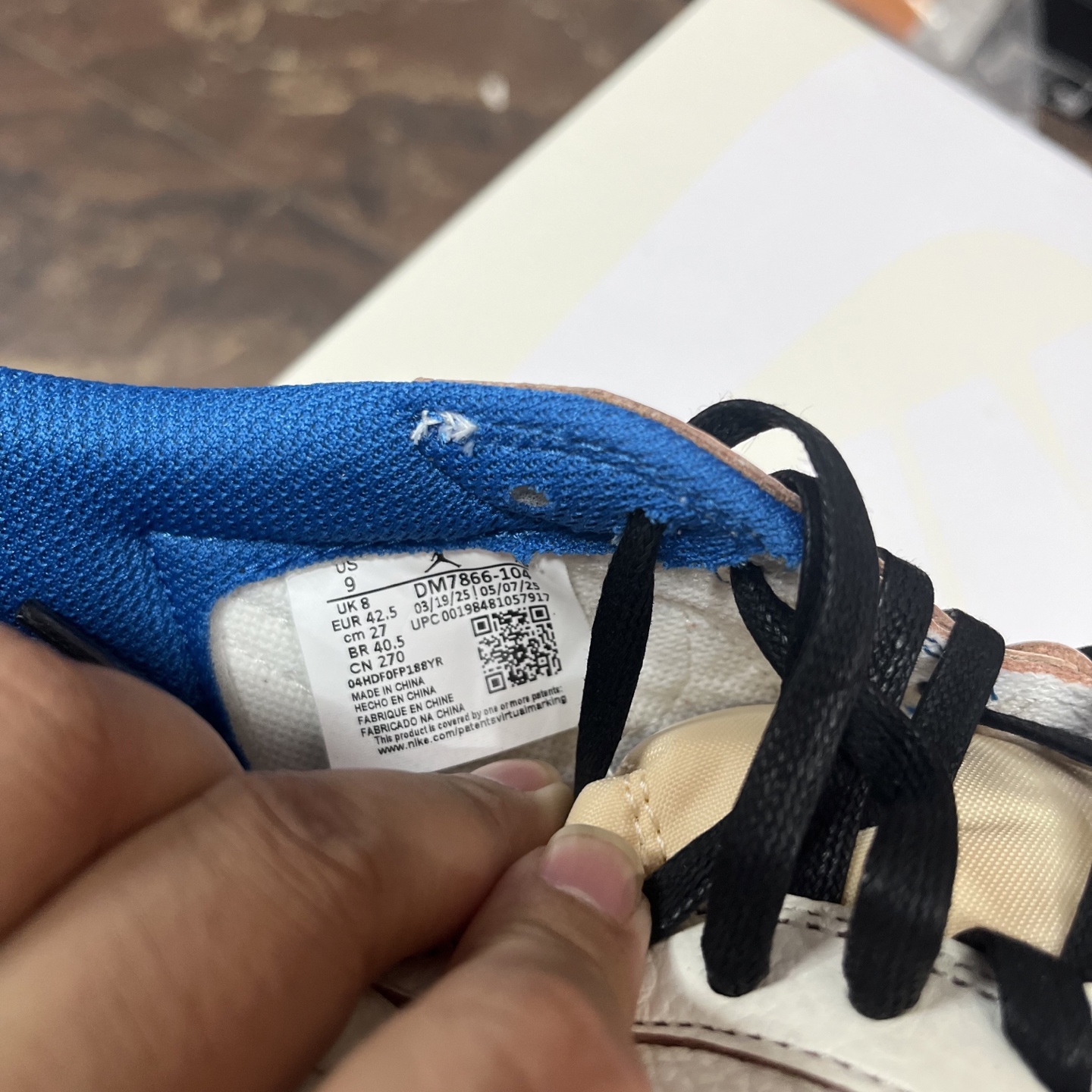 纯原 Fragment x Travis Scott x Air Jordan 1 AJ1乔1 TS 藤