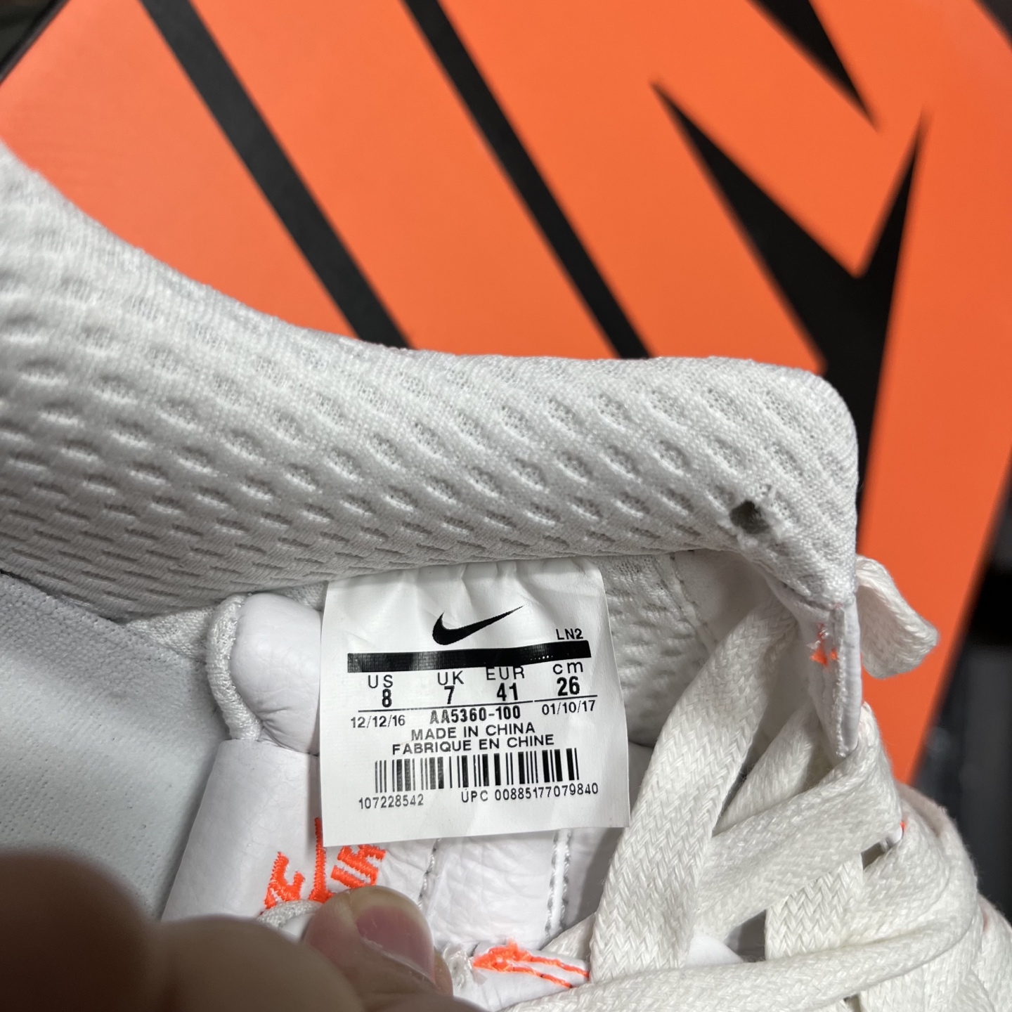 Vlone白橙AA5360-10035.5-48.5