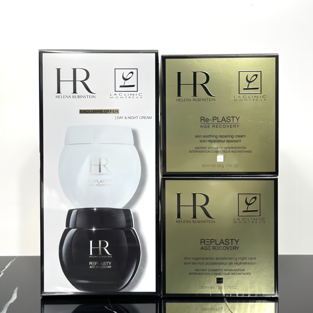 单支 套装 赫莲娜黑白绷带面霜两件套！内含：白绷带面霜50ml+黑绷带面霜50ml。