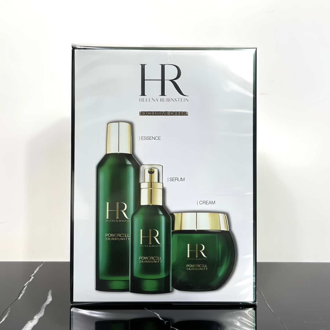 72! (Nota del pedido: Nuevo set de tres piezas HR Helena Rubinstein Green Bottle) Set de tres piezas HR Helena Rubinste…
