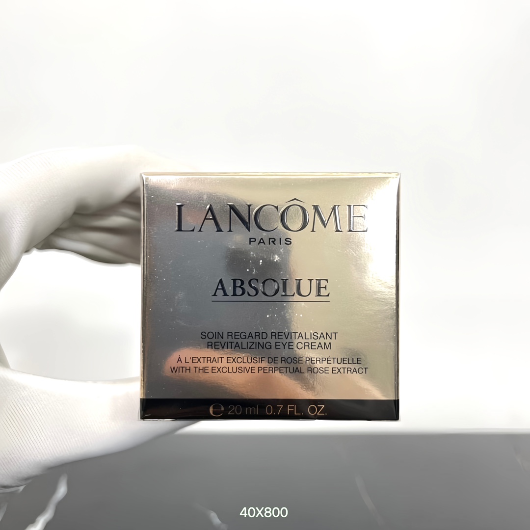 22！¡Versión de lujo! Crema para ojos Lancôme Absolue 15ml. Set de 2 de Crema para ojos Lancôme Absolue, ✔Patrón de rosa…