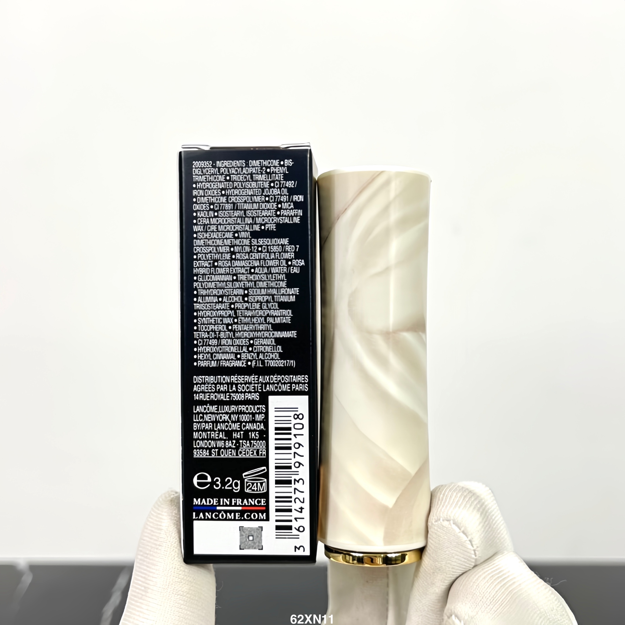 Lancôme卢浮宫联名口红！色号：105-200-274-196。