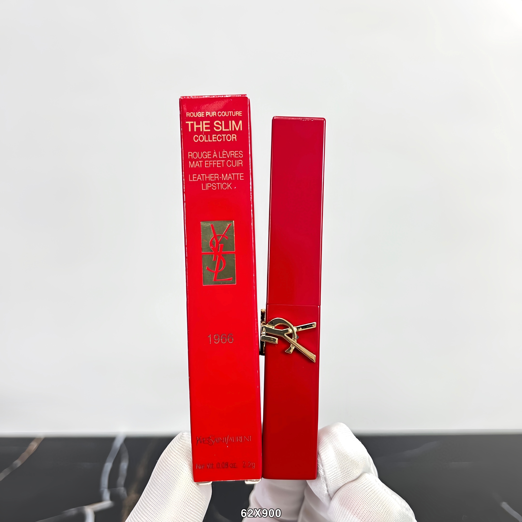 ¡Lápiz labial YSL completamente rojo! Tonos: 1966-314-2024.