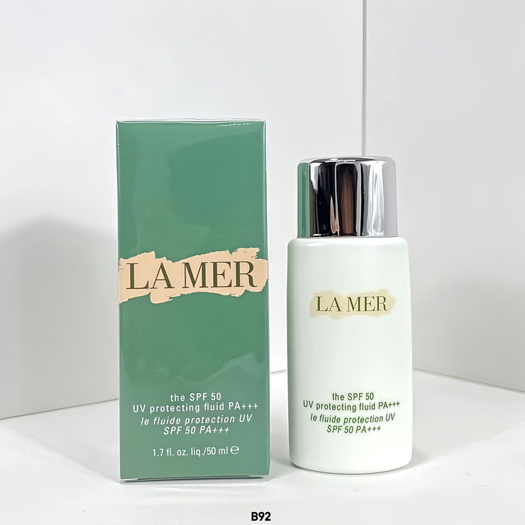 Protector solar con base de maquillaje de La Mer caja verde 50ml! ¡Este protector solar de lujo! La Mer brillante prote…